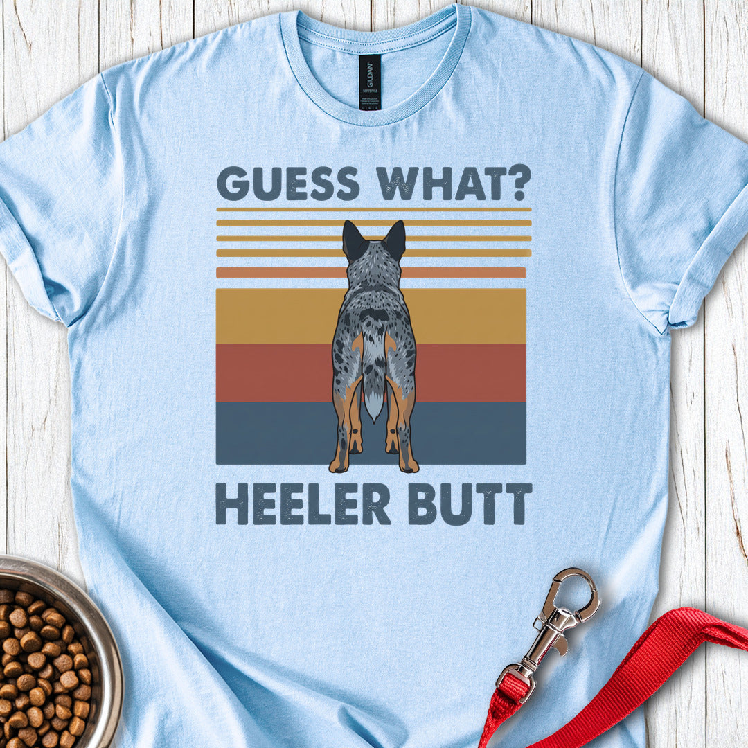 Blue Heeler Butt Light Blue