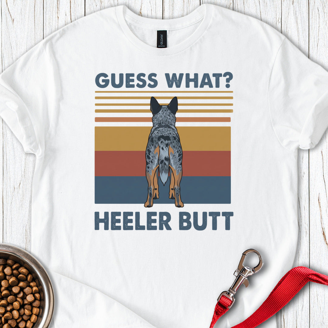 Blue Heeler Butt White