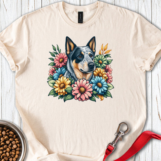 Blue Heeler Floral Natural