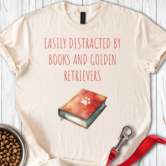 Books and Golden Retrievers Natural