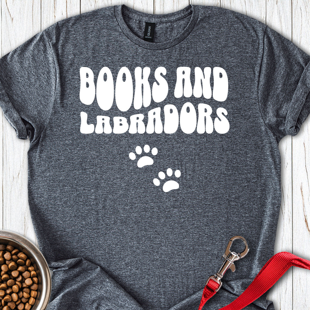 Books and Labradors Dark Heather