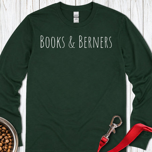 Books & Berners Long Sleeve — Forest Green