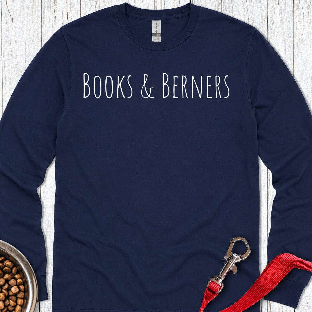 Books & Berners Long Sleeve — Navy
