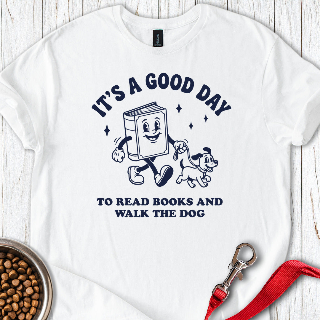 Books & Dogs White