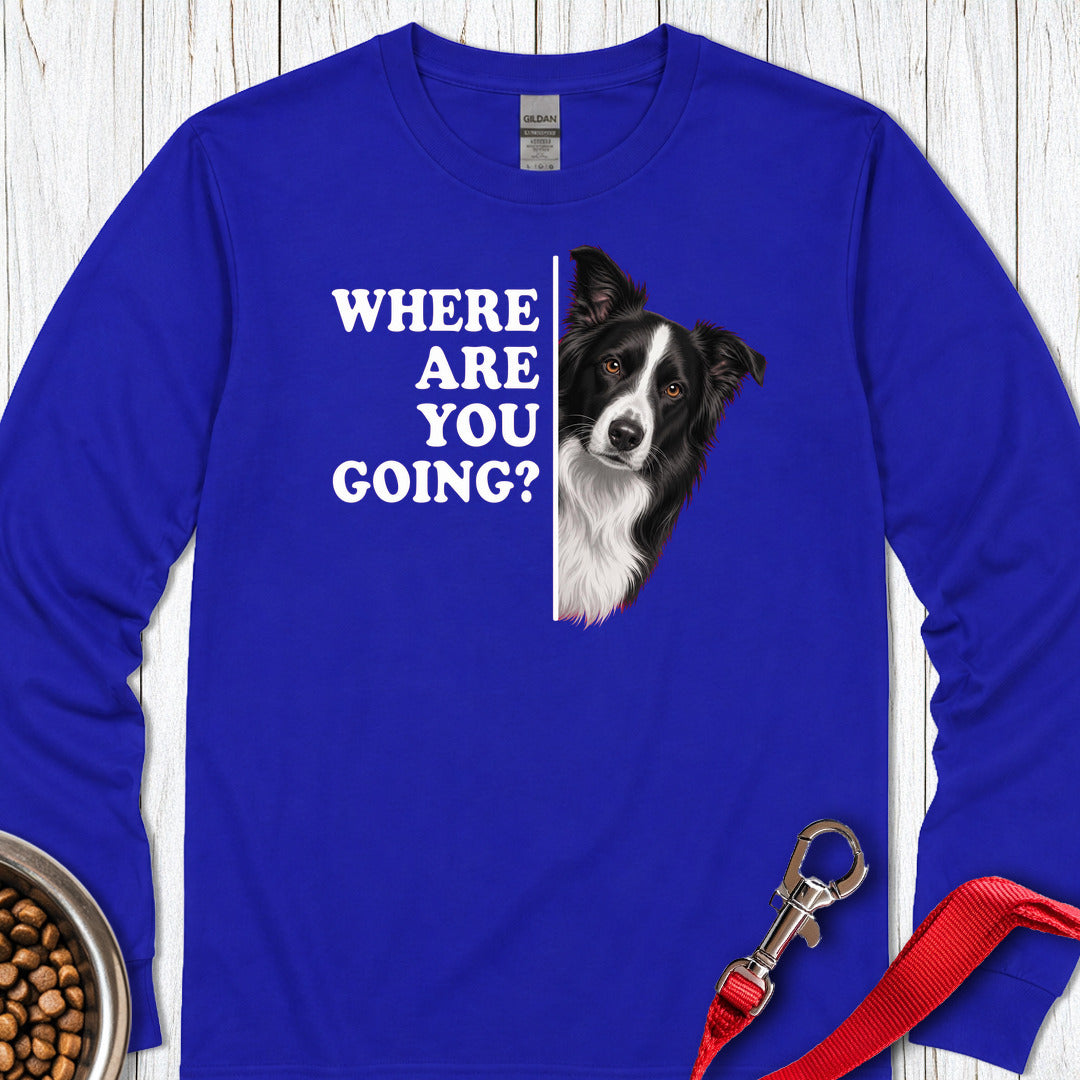 Border Collie Alert Long Sleeve — Royal