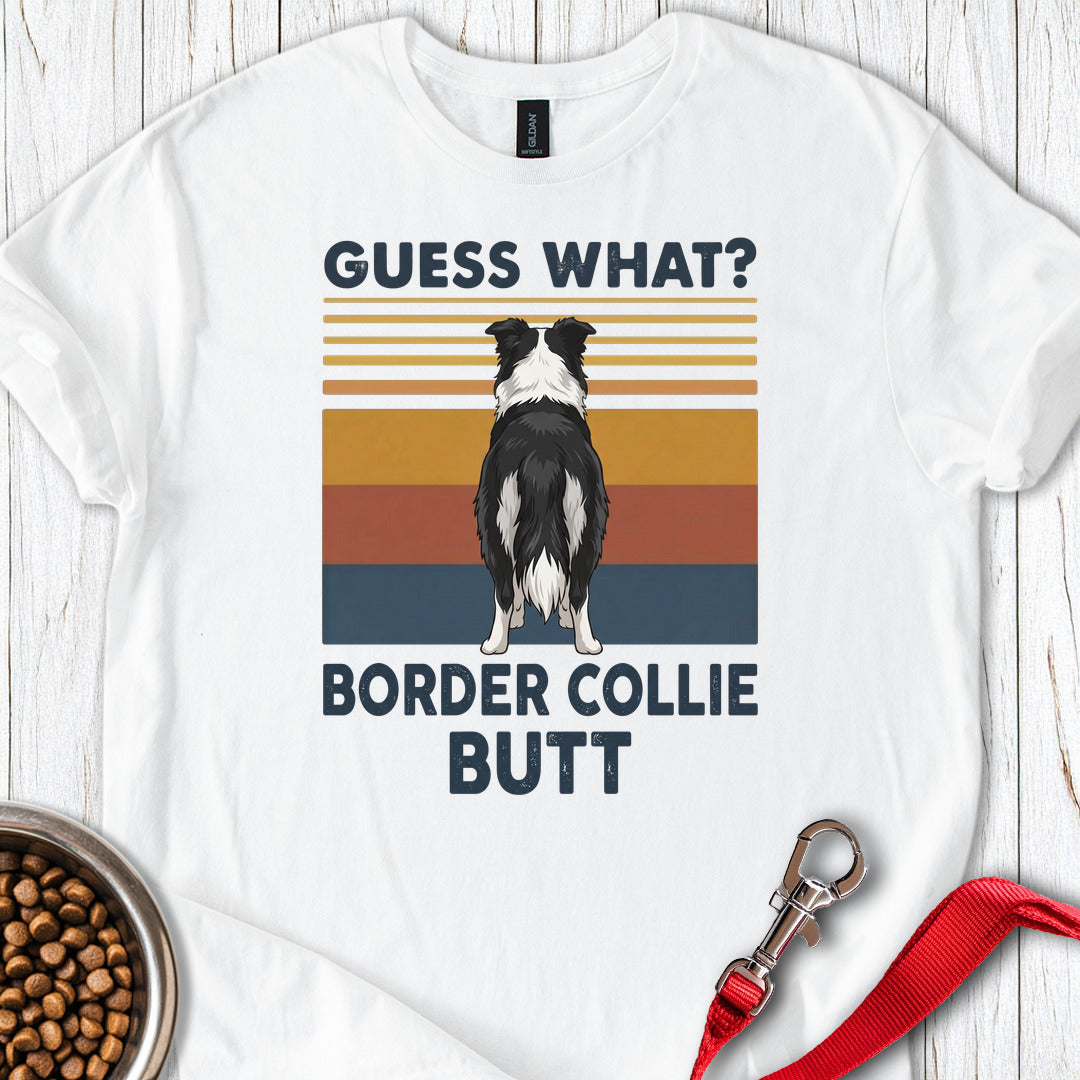 Border Collie Butt White