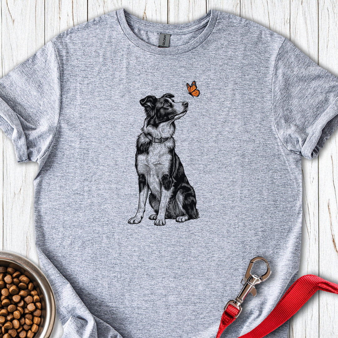 Border Collie Butterfly Sport Grey