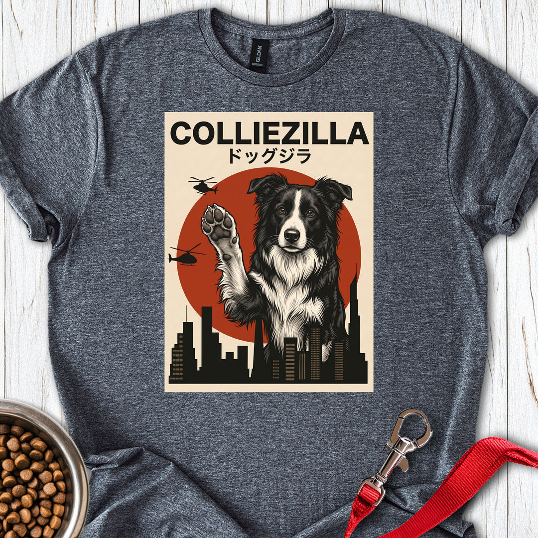 Border Collie Colliezilla Dark Heather