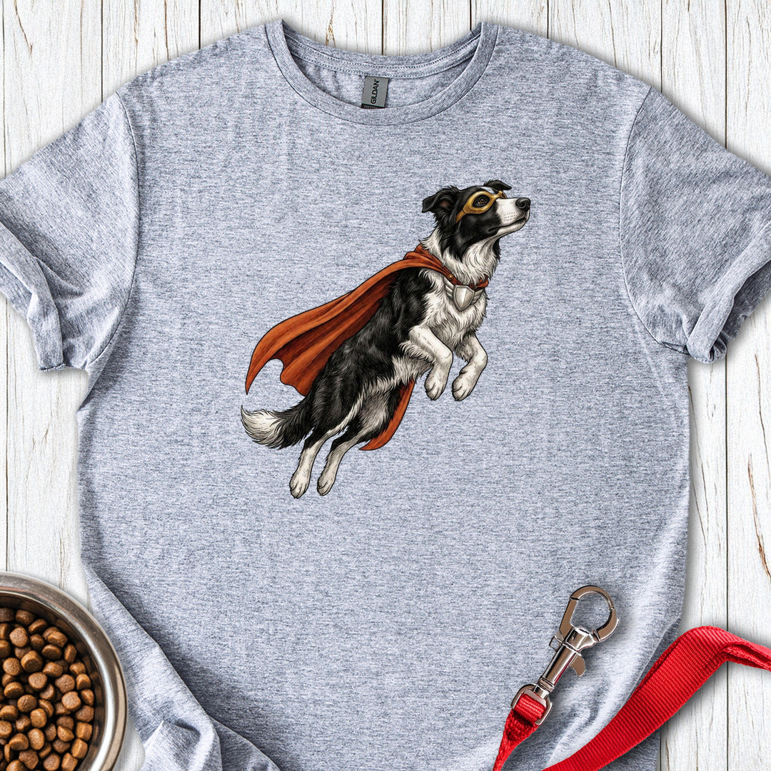 Border Collie Superhero Sport Grey