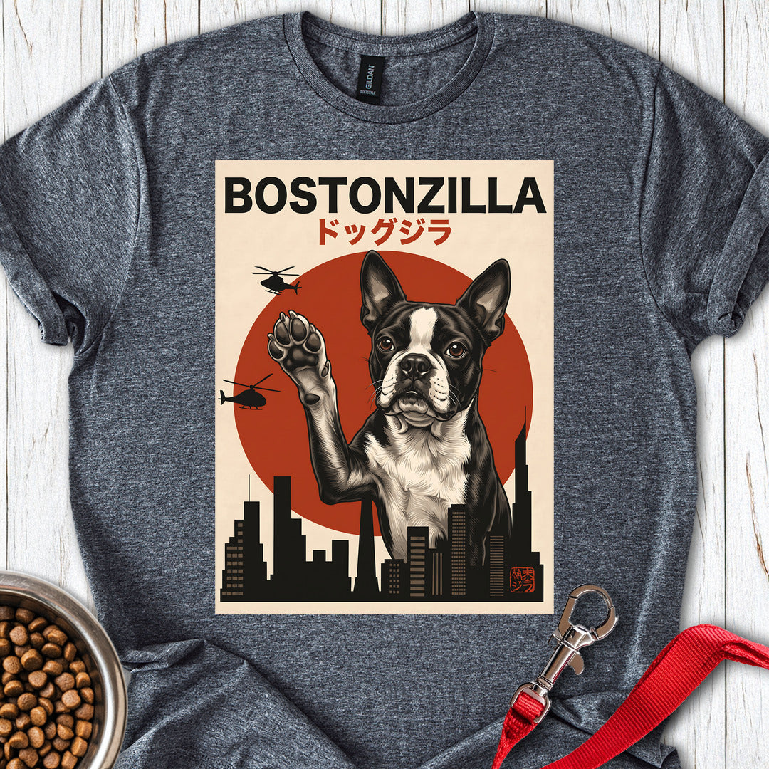 Boston Terrier Bostonzilla — Dark Heather