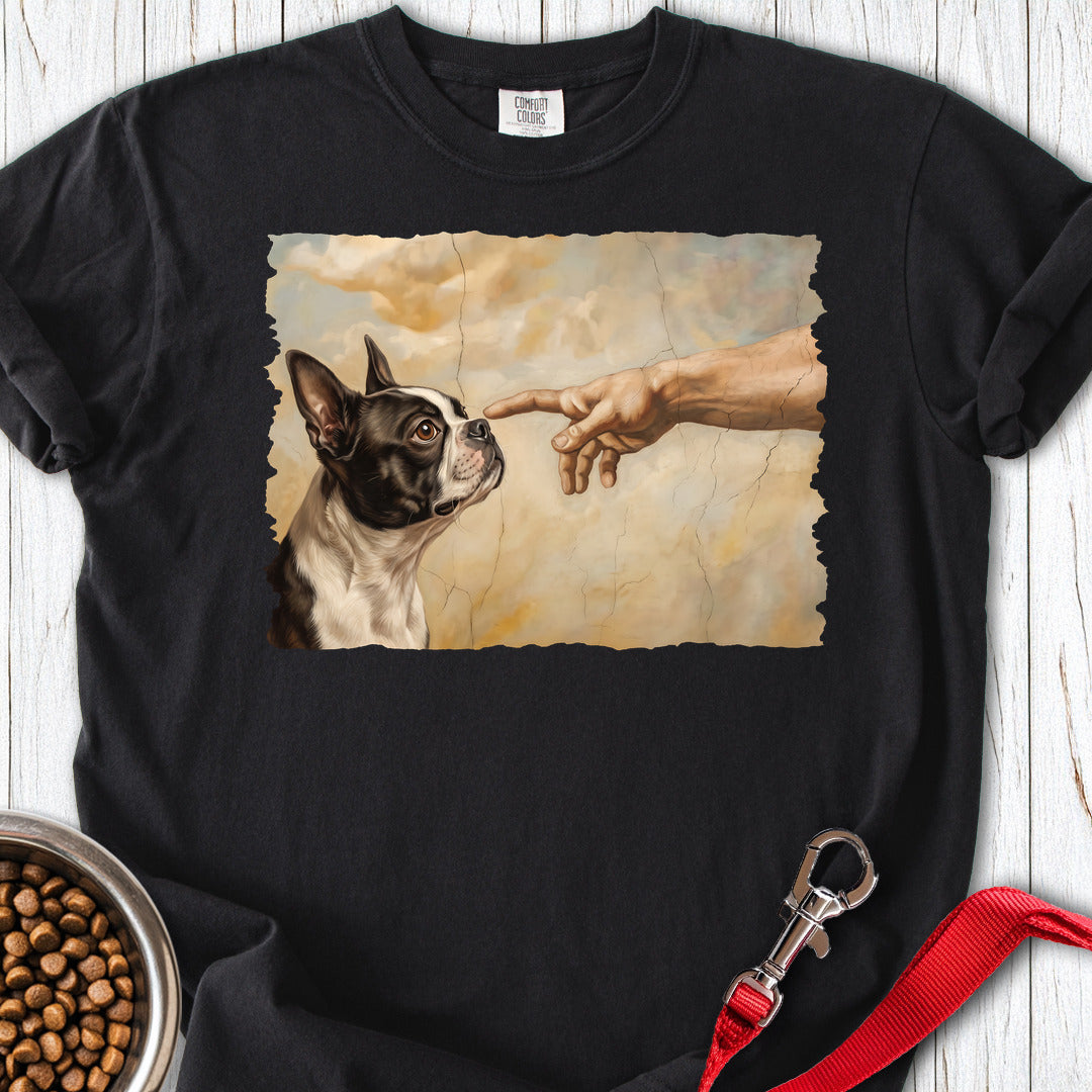 Boston Terrier Creation Premium Tee — Black