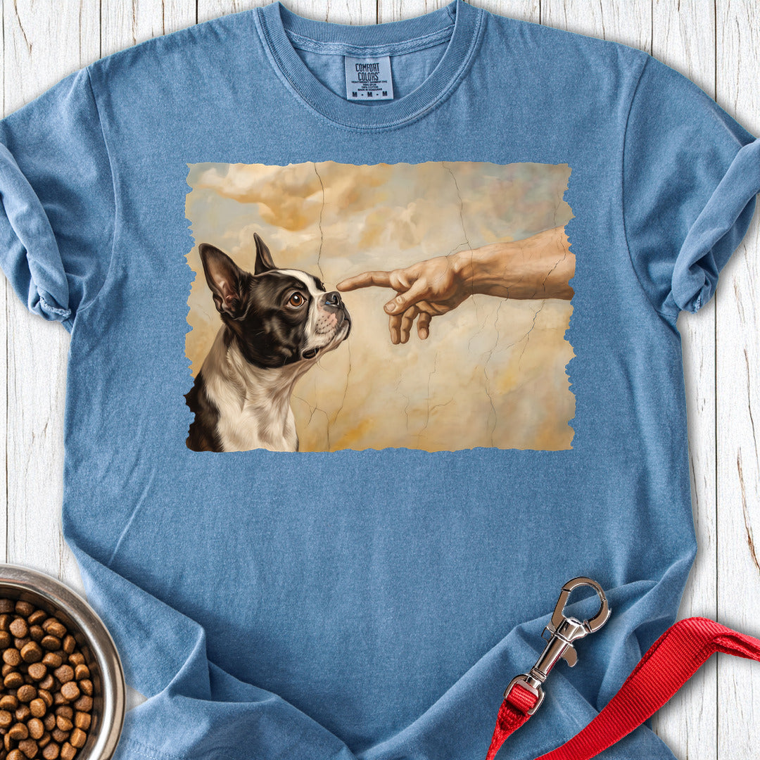 Boston Terrier Creation Premium Tee — Blue Jean
