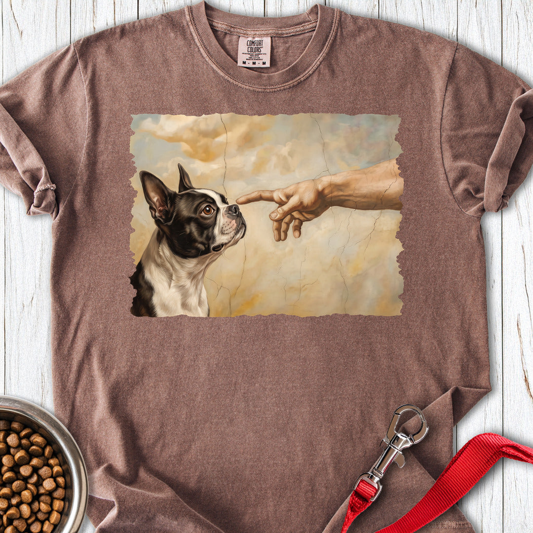 Boston Terrier Creation Premium Tee — Espresso
