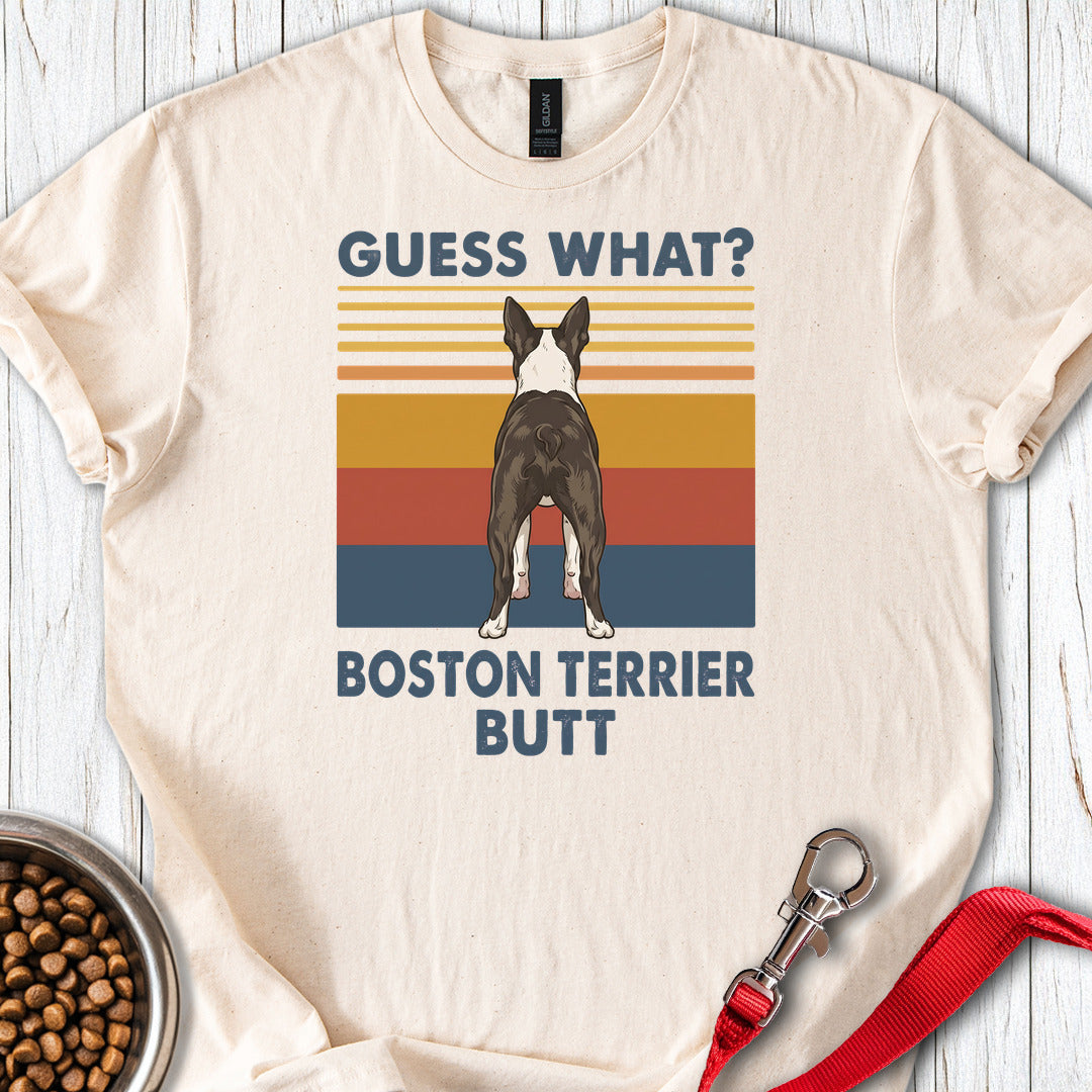 Boston Terrier Guess What — Natural