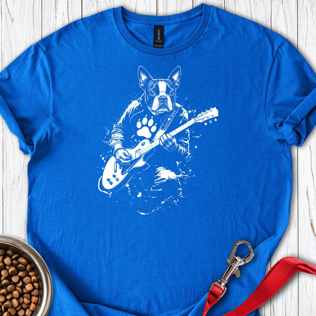 Boston Terrier Guitar — Royal