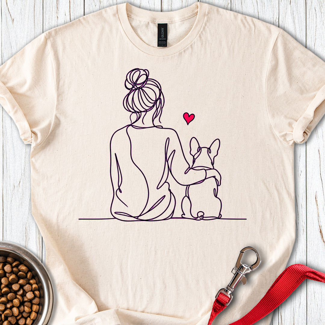 Boston Terrier Hug — Natural