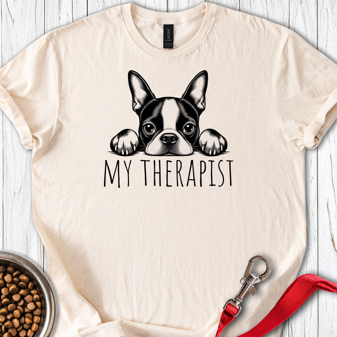 Boston Terrier My Therapist — Natural