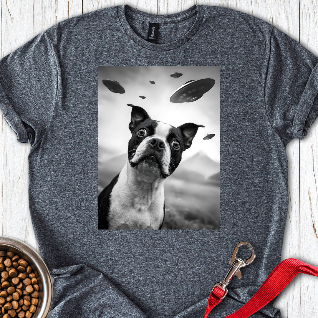 Boston Terrier UFO — Dark Heather