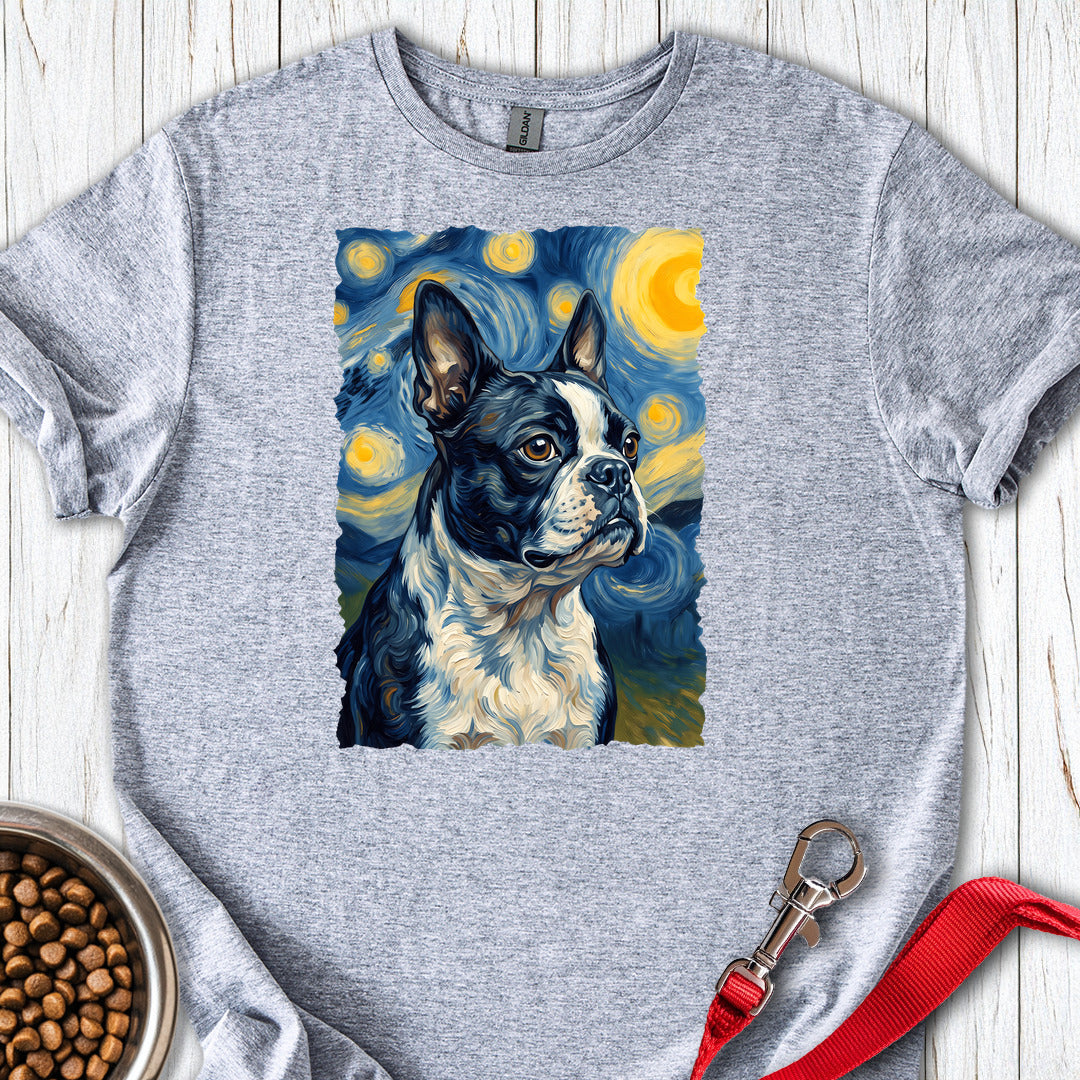 Boston Terrier Van Gogh — Sport Grey