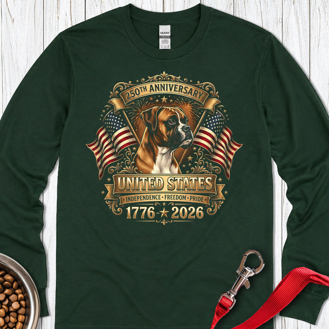 Boxer 250 Anniversary Long Sleeve Forest Green