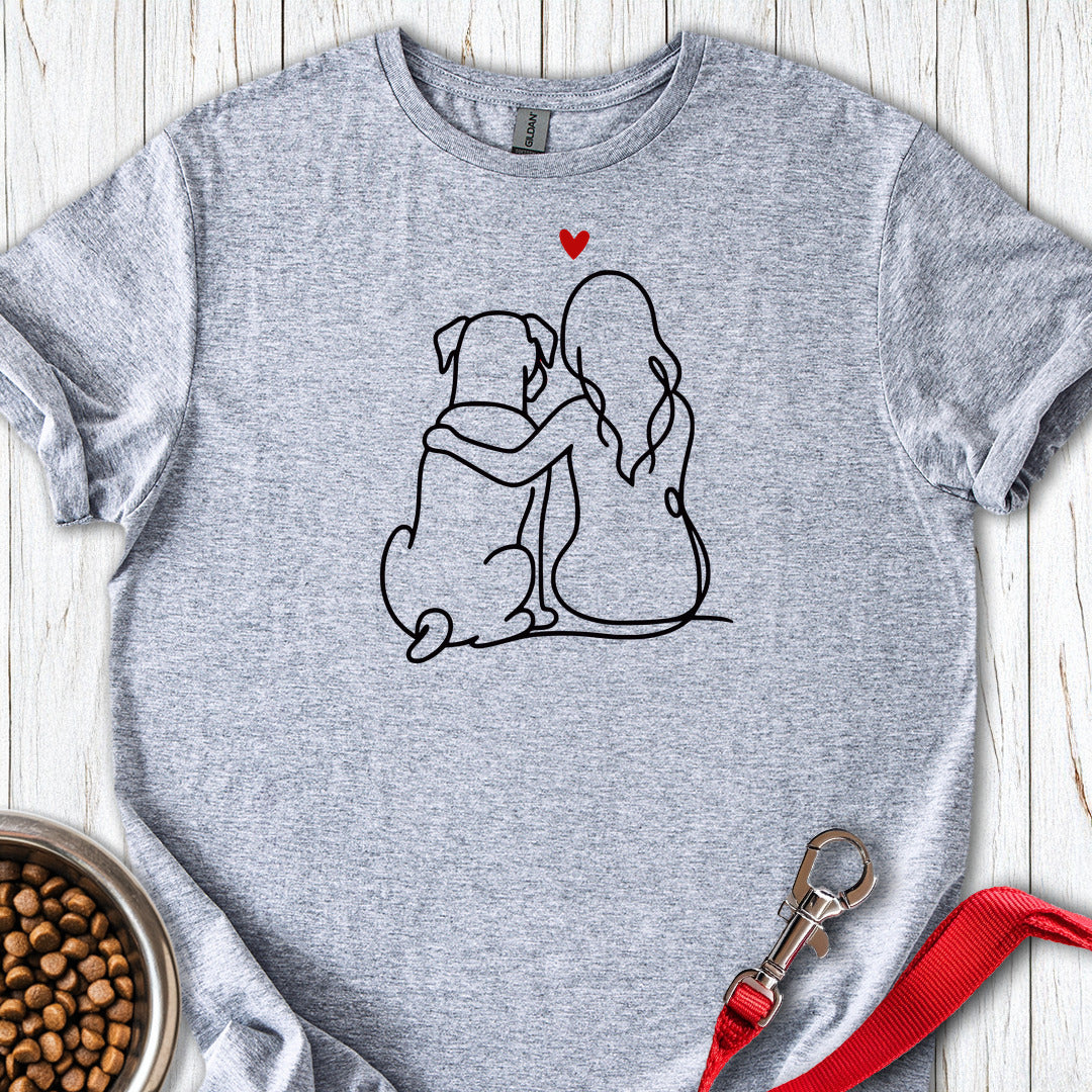 Boxer and Girl — Sport Grey