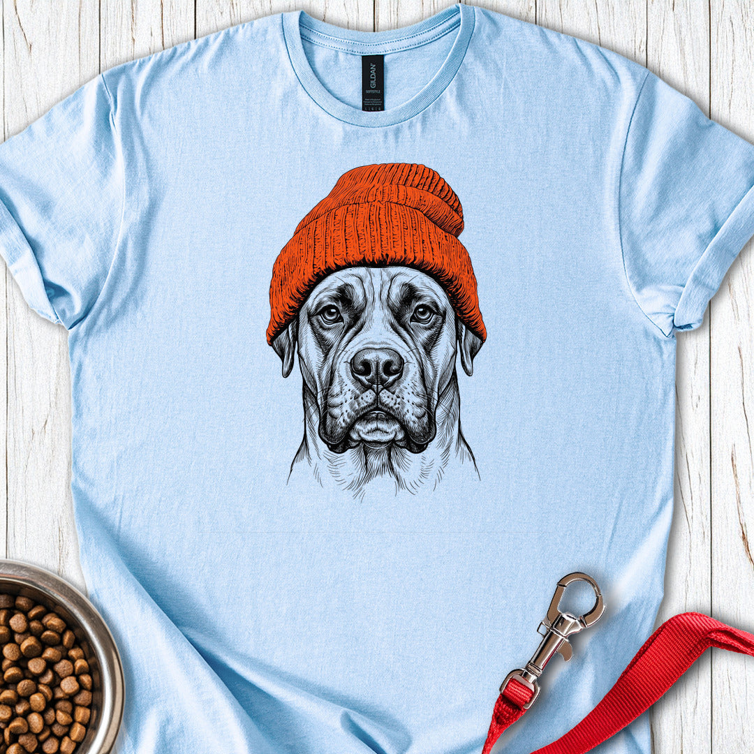Boxer Beanie — Light Blue