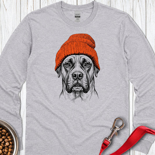 Boxer Beanie Long Sleeve — Sport Grey