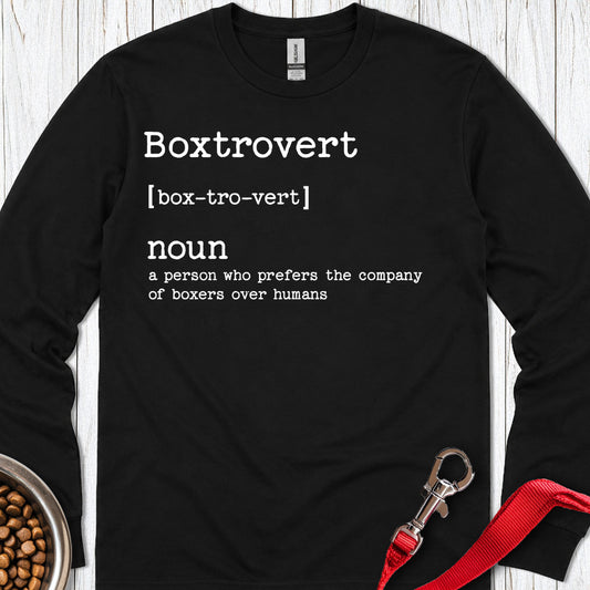 Boxer Boxtrovert Long Sleeve — Black