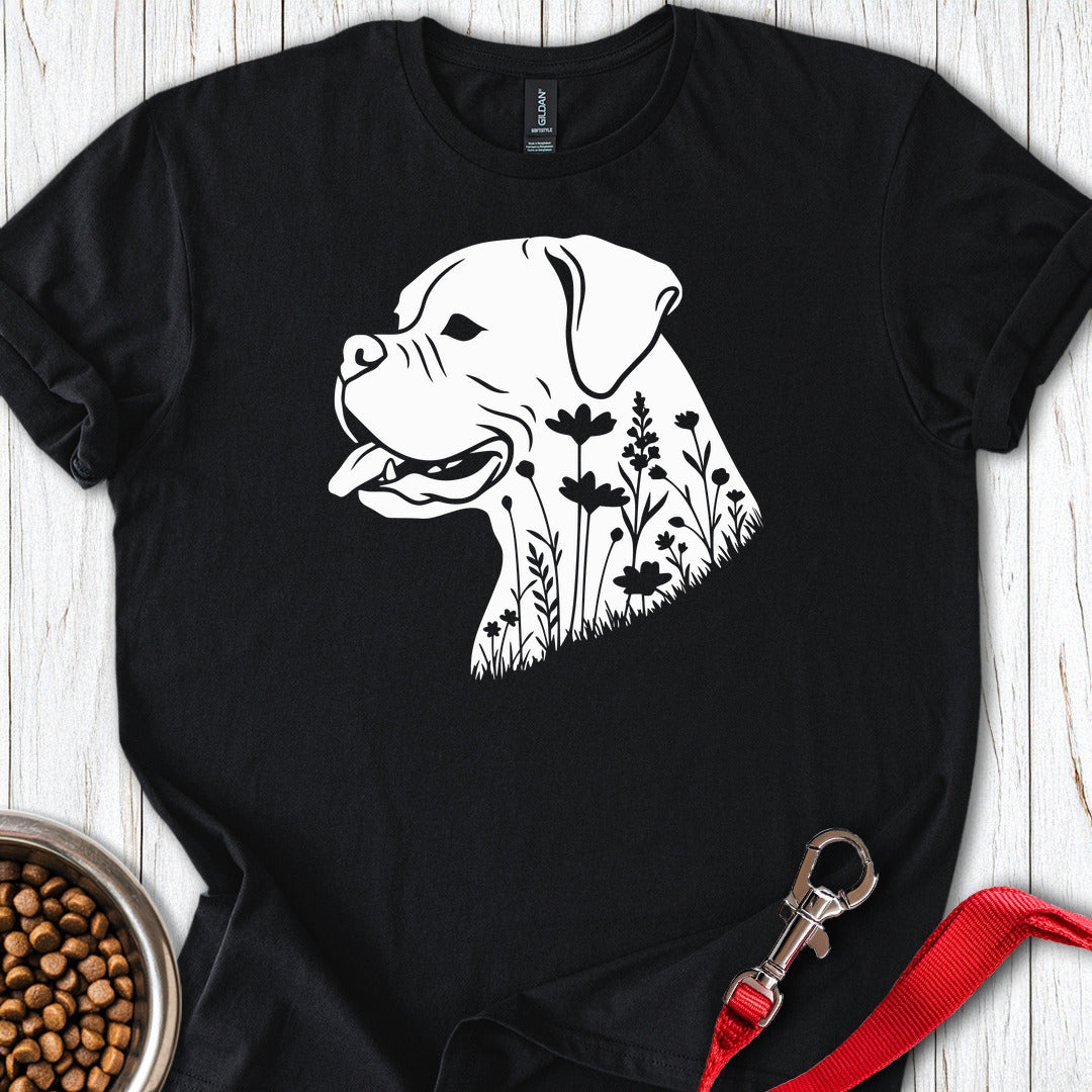 Boxer Flowers — Black