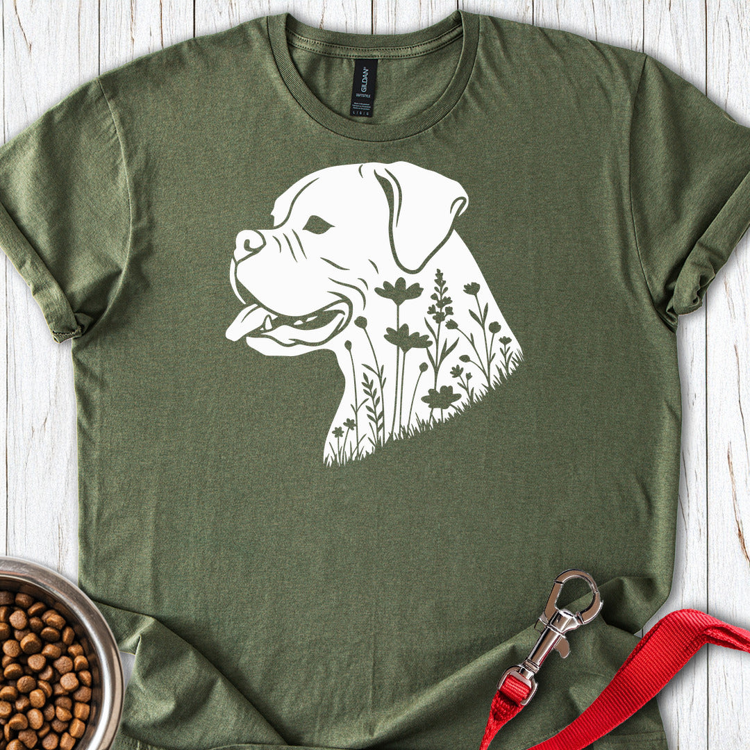 Boxer Flowers — Military Green