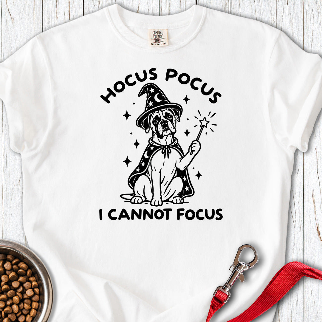 Boxer Hocus Pocus Premium Tee — White