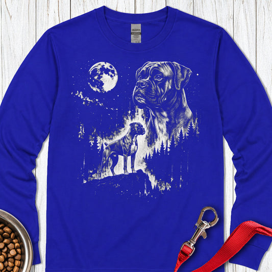 Boxer Moon Long Sleeve — Royal