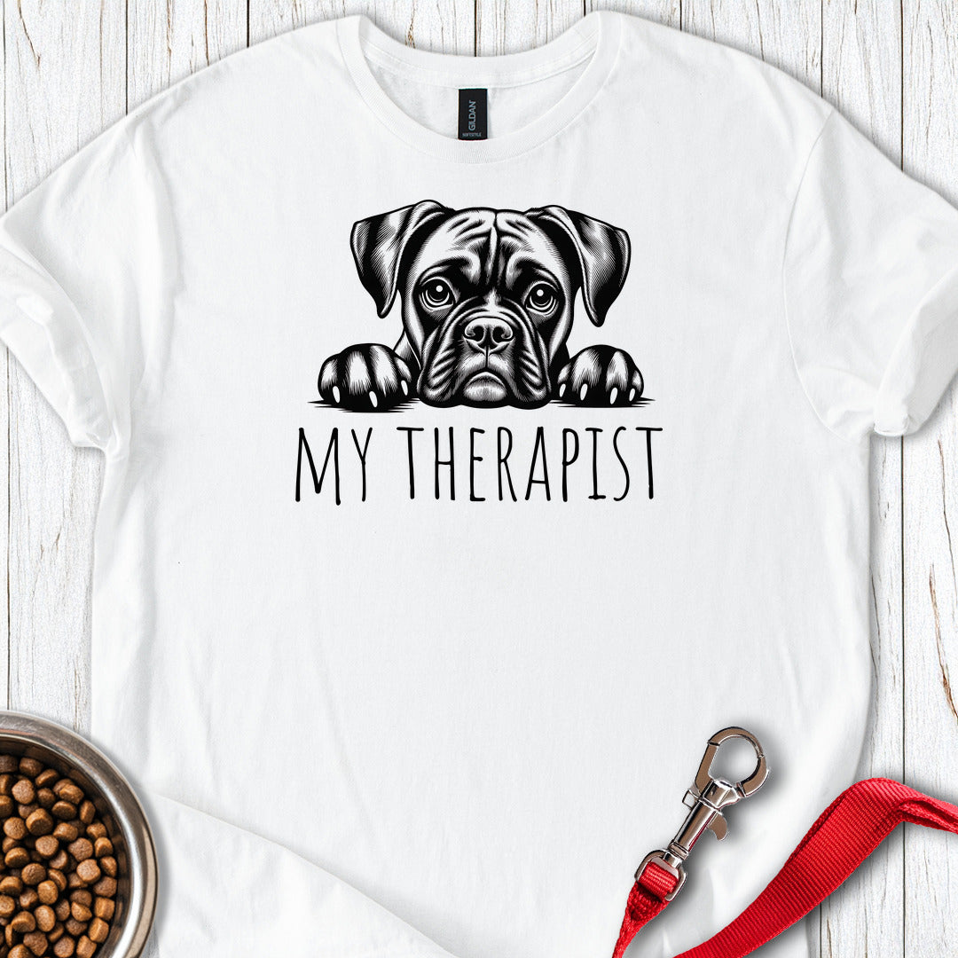 Boxer My Therapist — White