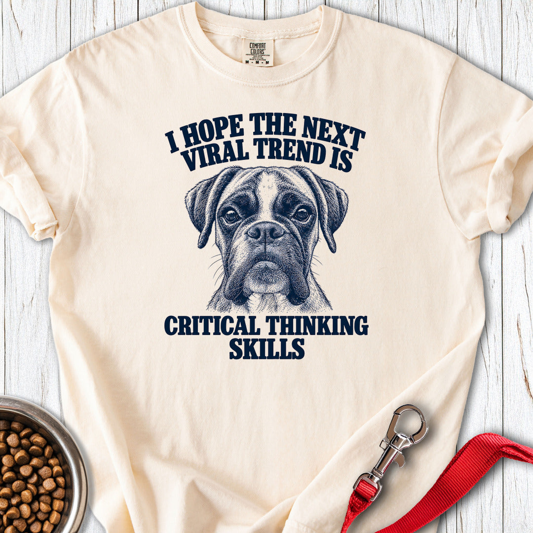 Boxer Next Viral Trend Premium Tee — Ivory