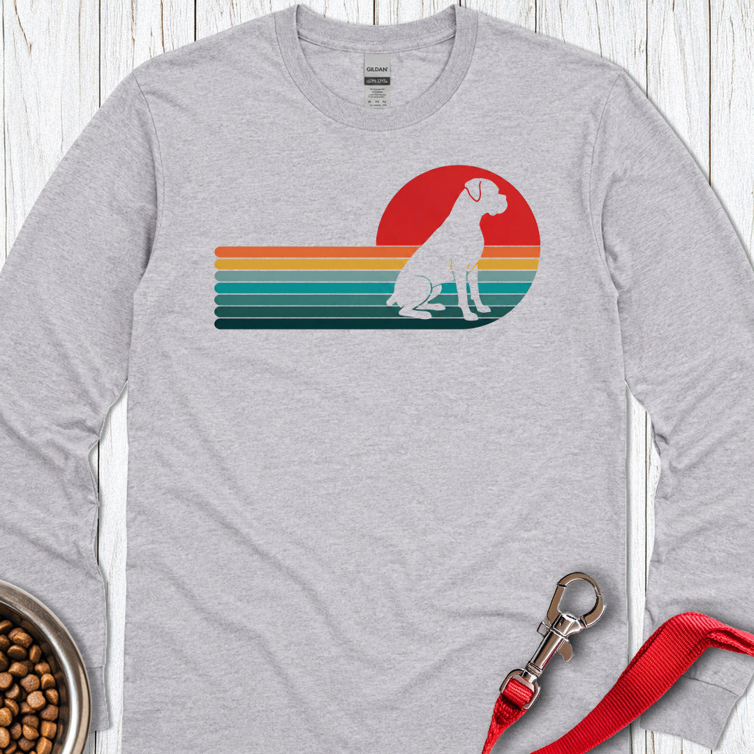 Boxer Retro Long Sleeve Sport Grey