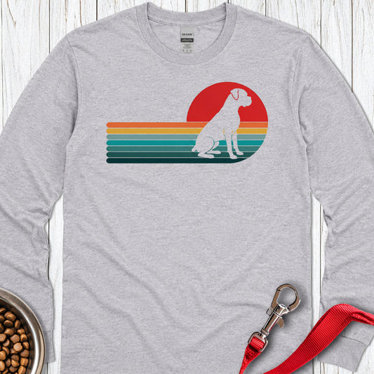 Boxer Retro Long Sleeve — Sport Grey