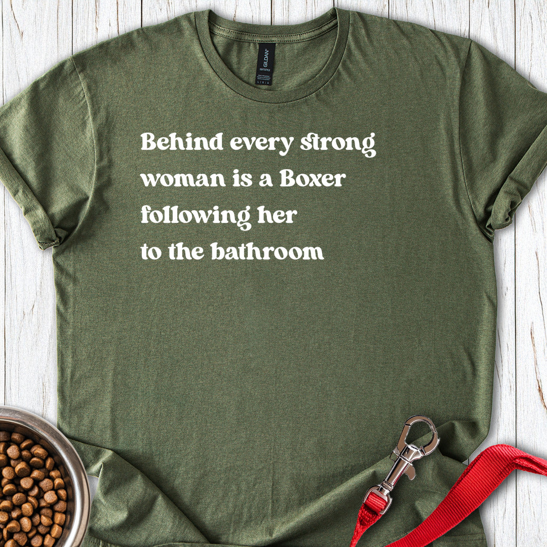 Boxer Strong Woman — Military Green