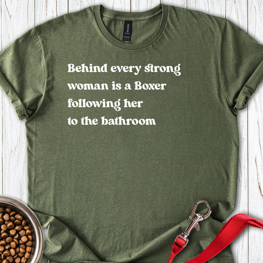 Boxer Strong Woman — Military Green