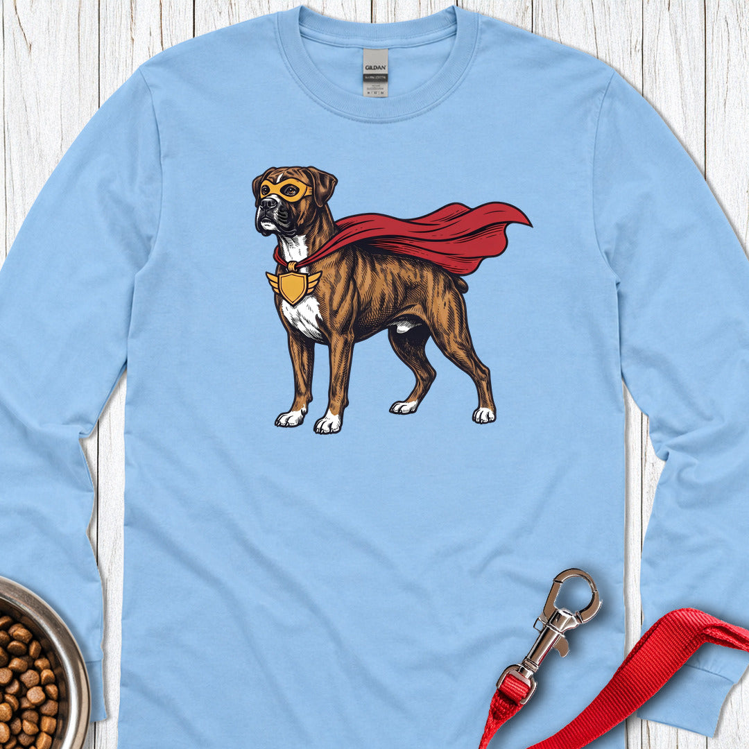 Boxer Superhero Long Sleeve Carolina Blue