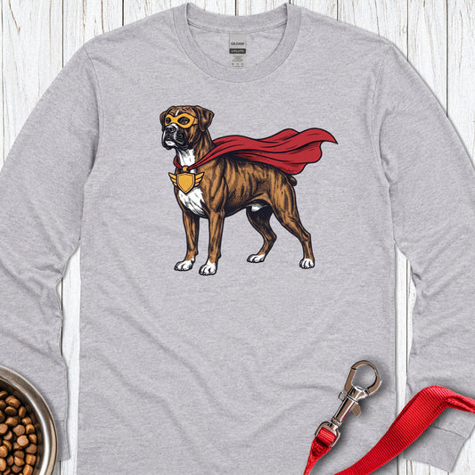 Boxer Superhero Long Sleeve — Sport Grey