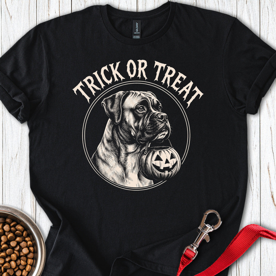 Boxer Trick or Treat Halloween — Black