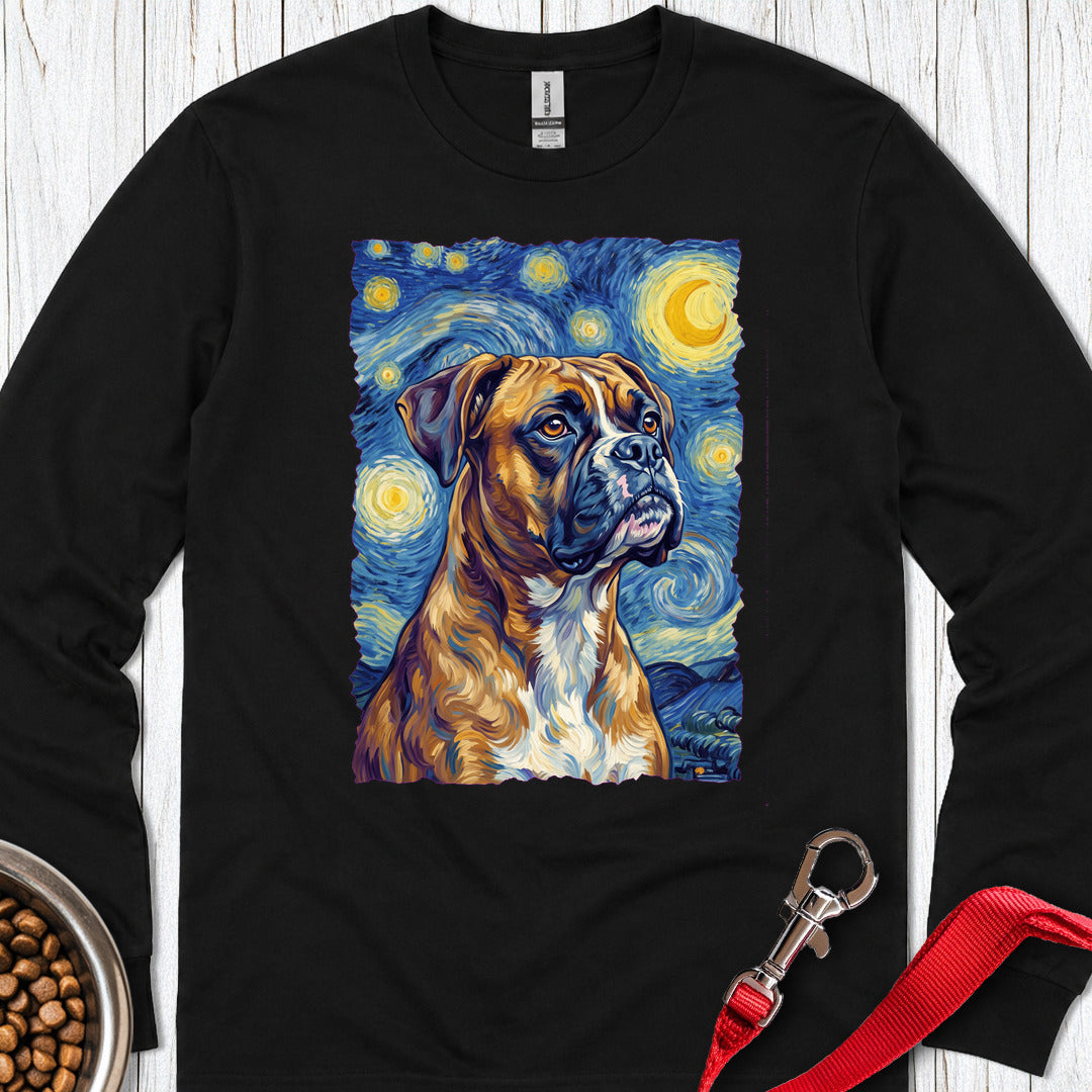 Boxer Van Gogh Long Sleeve Black
