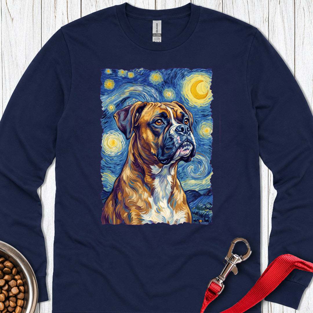 Boxer Van Gogh Long Sleeve Navy