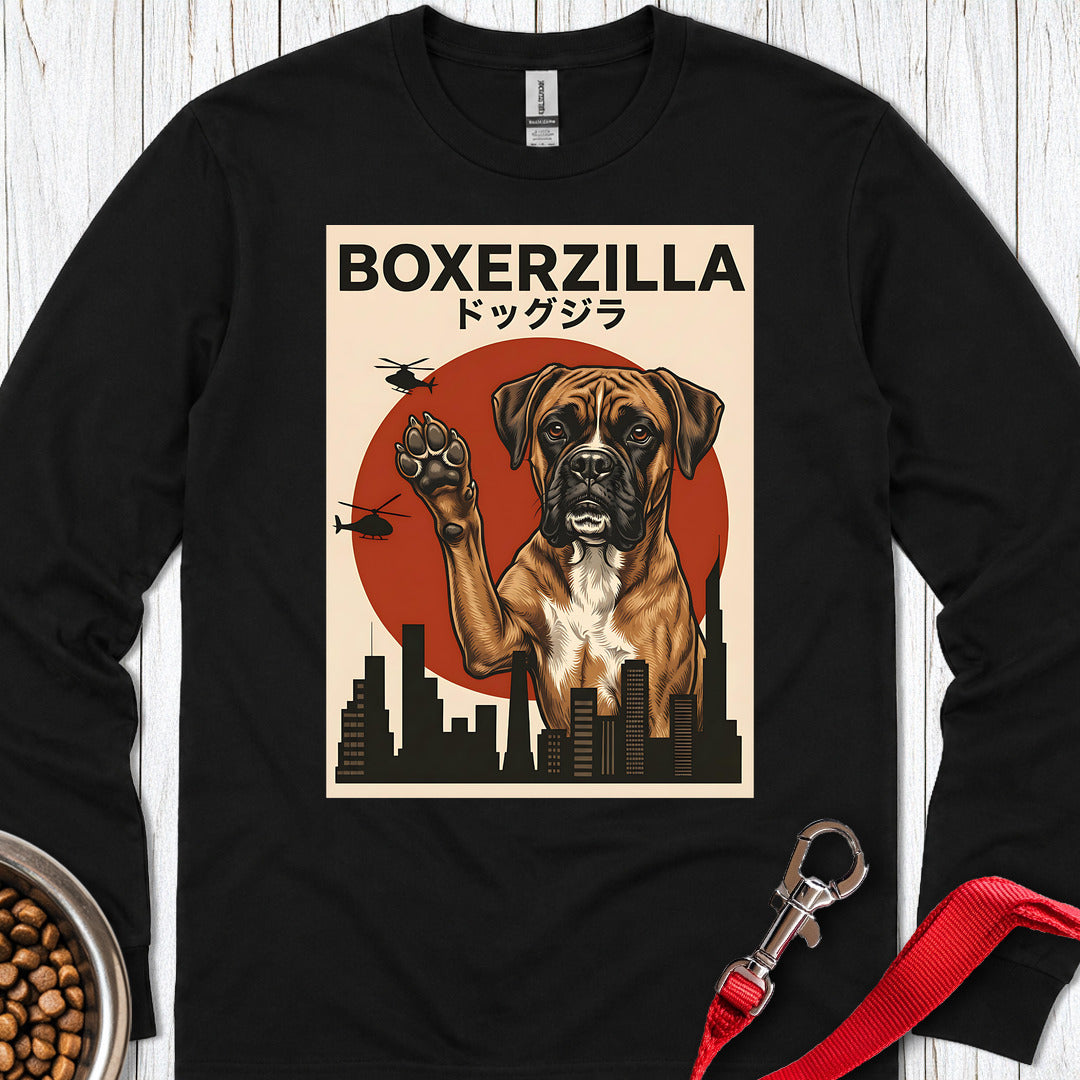 Boxerzilla Long Sleeve Black