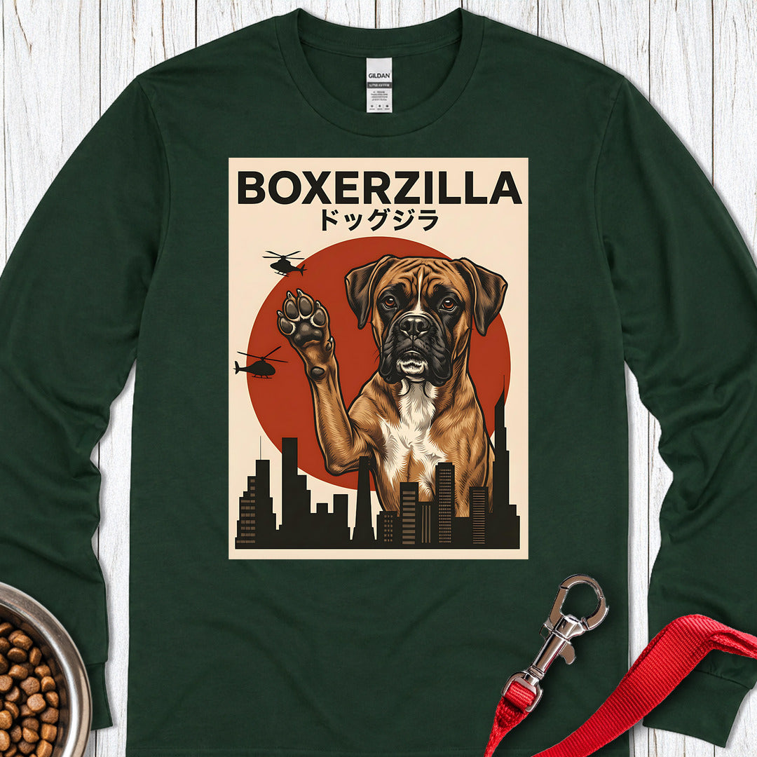 Boxerzilla Long Sleeve Forest Green