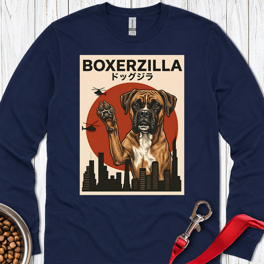 Boxerzilla Long Sleeve Navy