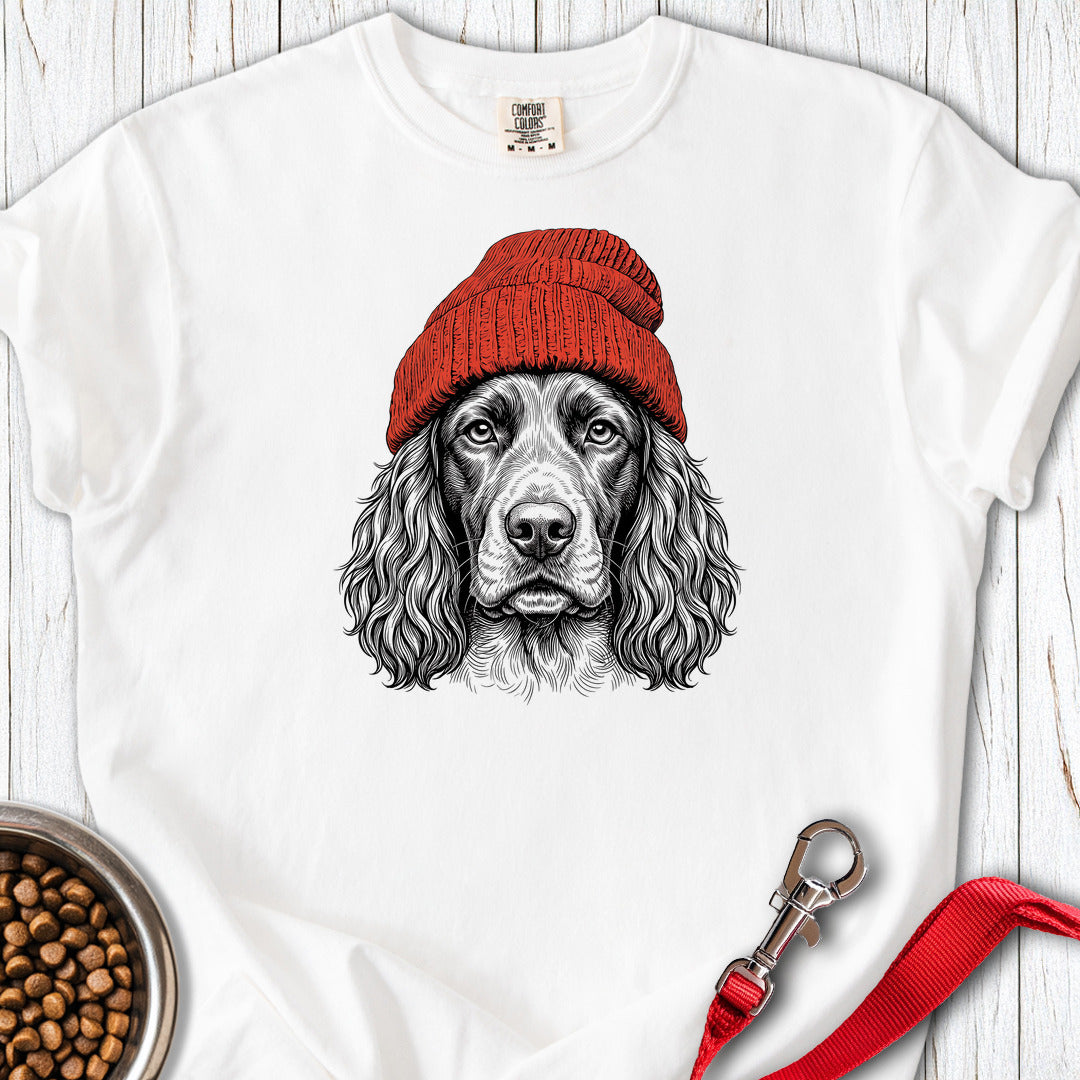 Boykin Spaniel Beanie Premium Tee — White