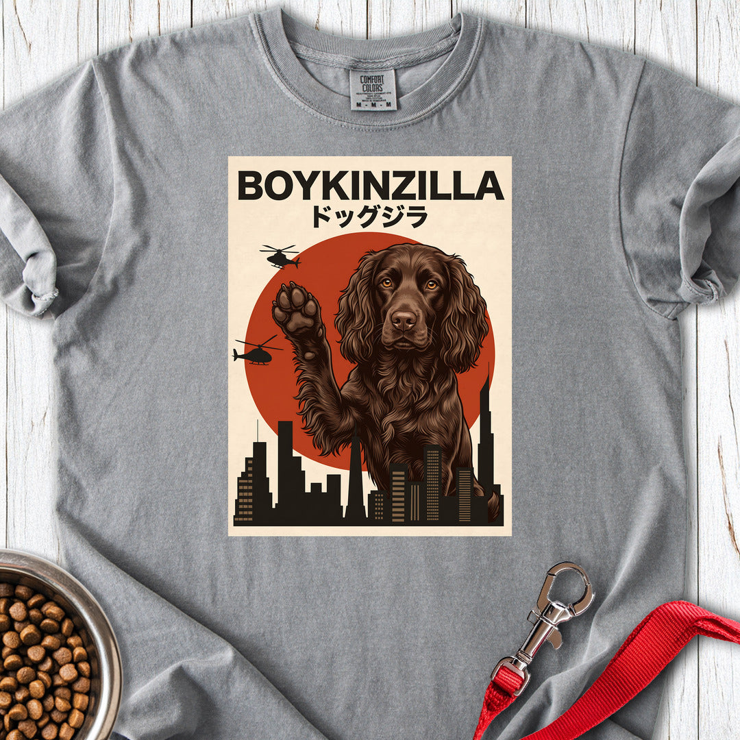 Boykin Spaniel Boykinzilla Premium Tee — Grey