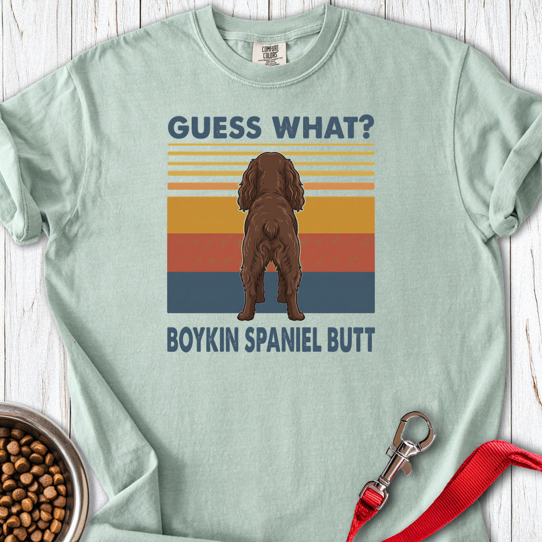 Boykin Spaniel Butt Premium Tee — Bay