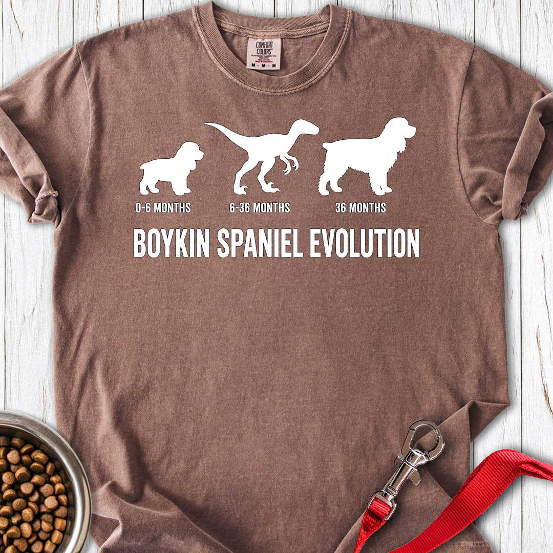 Boykin Spaniel Evolution Premium Tee — Espresso